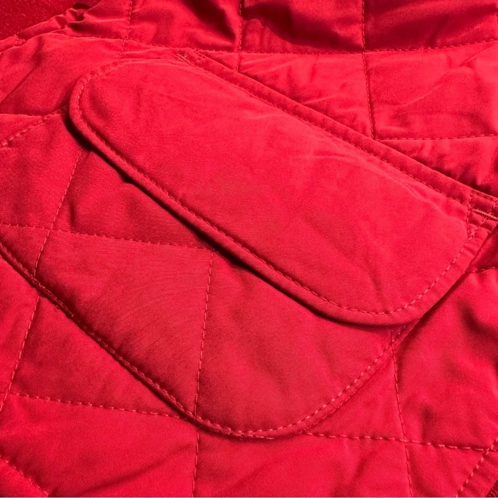 Polo Ralph Lauren Fall ‘10 Red Reversible Sheep Wool Nylon Quilted Hunting Vest